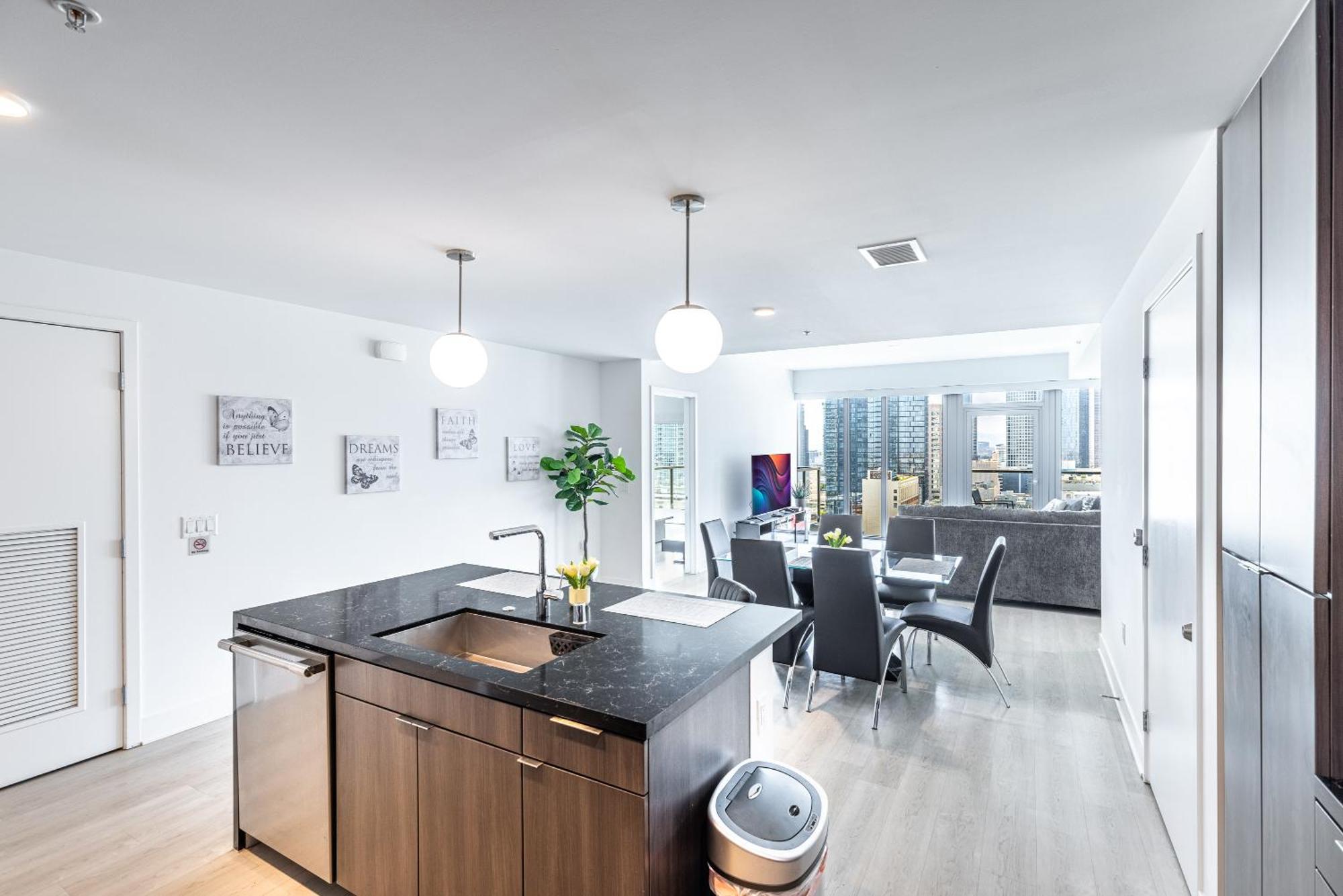 Top Floor High Rise 3 Bed Dtla Skyscraper Penthouse ロサンゼルス エクステリア 写真